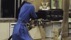 Animated Gif showing: Don't Mess With This Girl!