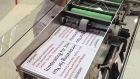 Animated Gif showing: Paper Airplane Factory