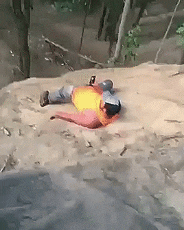 Animated Gif showing: What Could Go Wrong?
