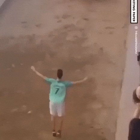 Animated Gif showing: ¡Olé!