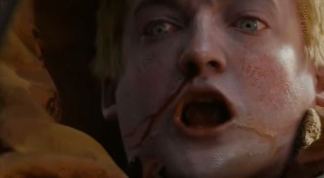 Animated Gif showing: Joffrey Death Scene From Game Of Thrones Serie