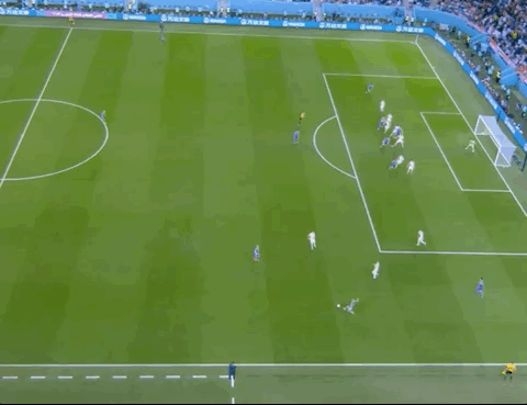 Animated Gif showing: World Cup 2022 - Japan vs Croatia 1-1 (1-3): Daizen Maeda's Goal