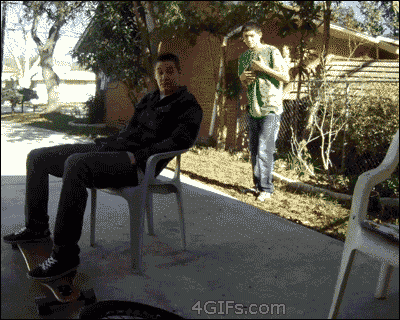 Animated Gif showing: This Is Karma - Fail - LOL