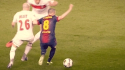 Animated Gif showing: Andres Iniesta The Art of Dribbling - FCB